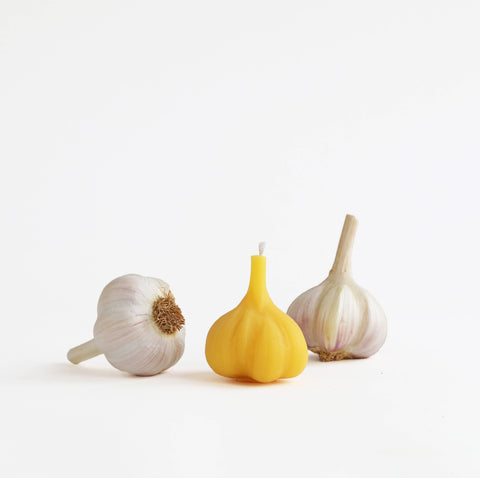 Garlic Beeswax Candle
