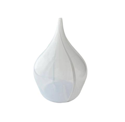 Wide Breathe Vase in White