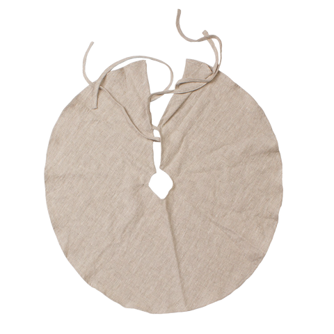 Linen Christmas Tree Skirt