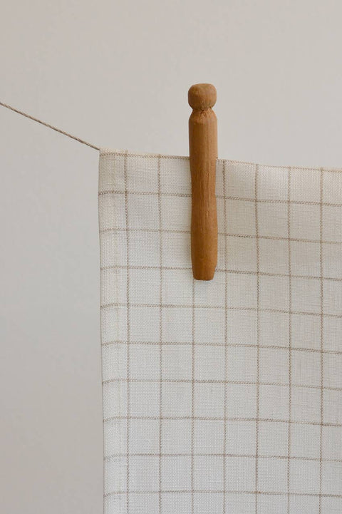 Linen Check Tea Towel