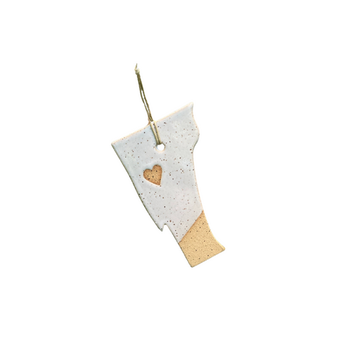 Vermont Ceramic Ornament