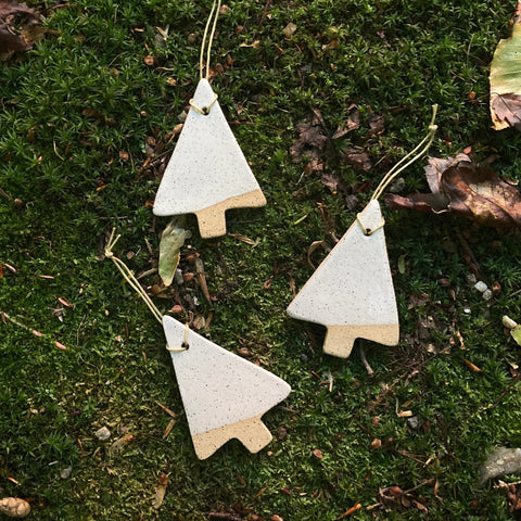 Xmas Tree Ceramic Ornament