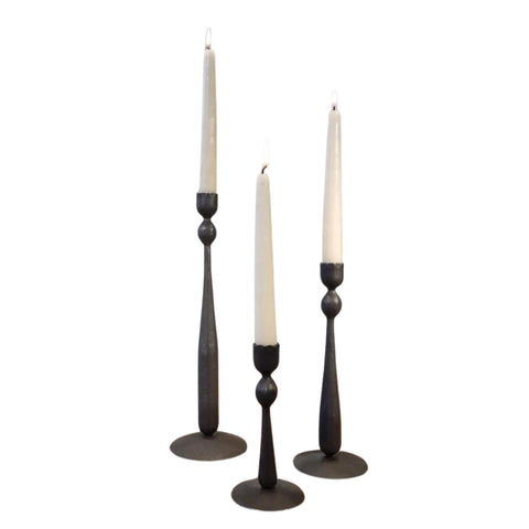 Iron Hand Forged Candlesticks