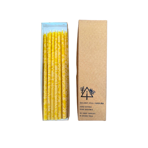 Vermont Beeswax Cake Candle Set