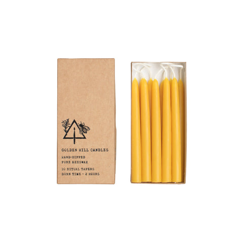 Vermont Beeswax Ritual Taper Set