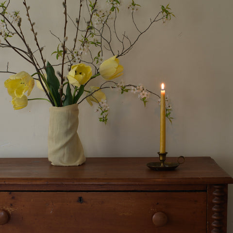 Vermont Beeswax Taper Candles