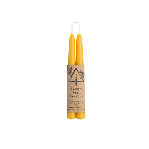 Vermont Beeswax Taper Candles