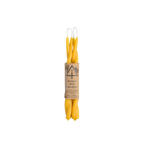 Vermont Beeswax Twisted Tapers