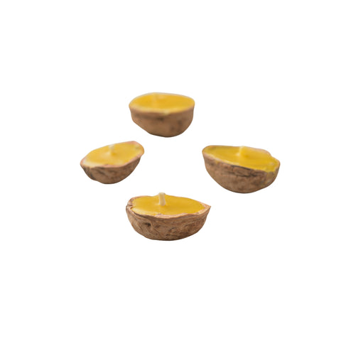 Vermont Beeswax Walnut Shell Tea Light