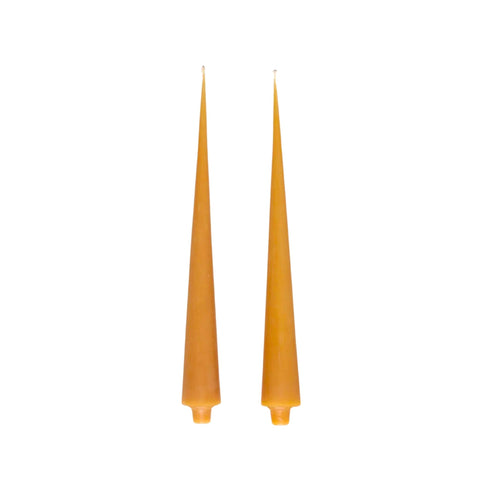 Beeswax Cone Taper Candles
