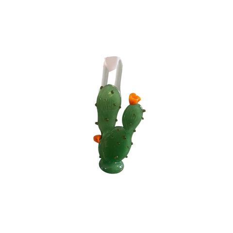 Blown Glass Cactus Ornament
