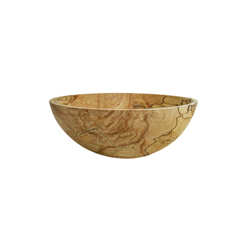 Round Spalted Maple Bowl