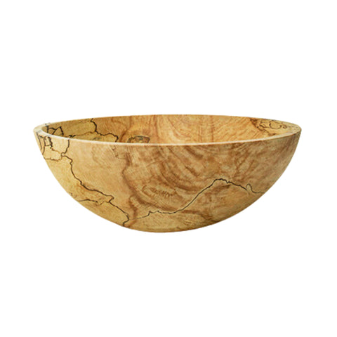 Round Spalted Maple Bowl