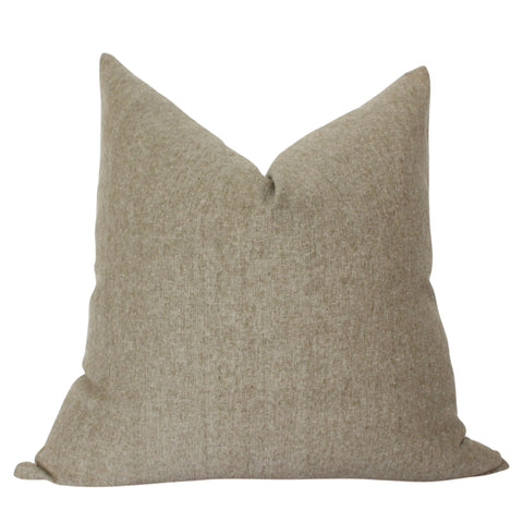 Grey Cotton + Linen Pillow