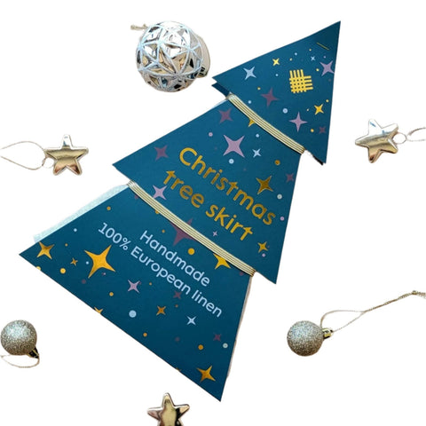 Linen Christmas Tree Skirt