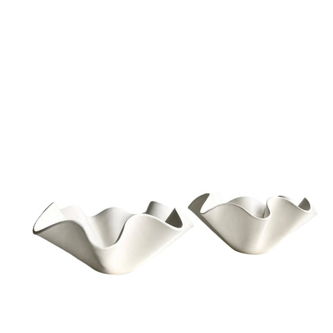 White Handkerchief Trinket Bowl