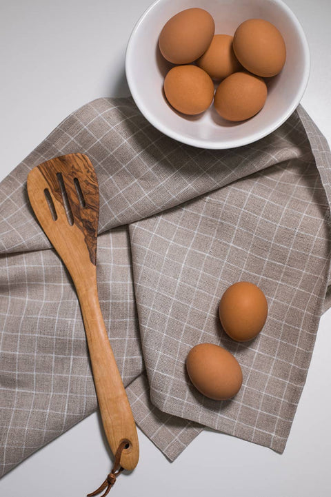 Linen Check Tea Towel