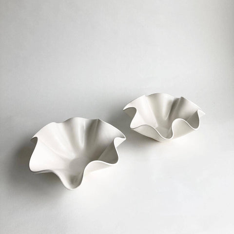 White Handkerchief Trinket Bowl