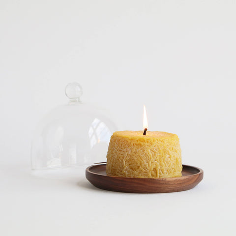 Blow Horn Cheese Beeswax Candle