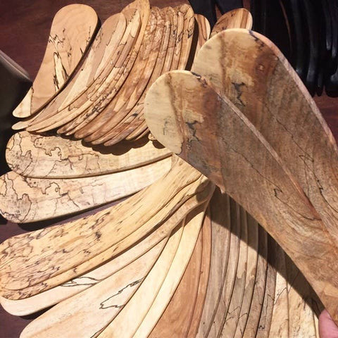 Small Spalted Salad Tossers