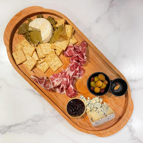 Oval Cherry Cheese Board