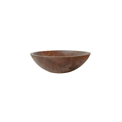 Round Black Walnut Bowl