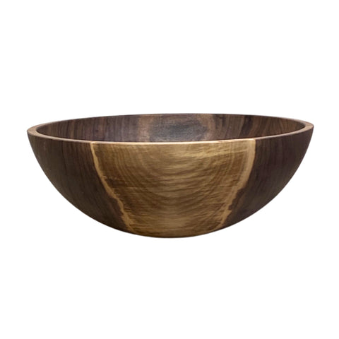 Round Black Walnut Bowl