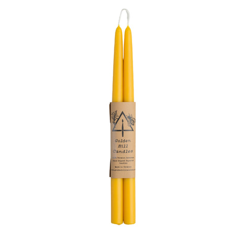 Vermont Beeswax Taper Candles