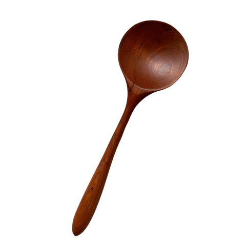 Large Round Wood Spoon