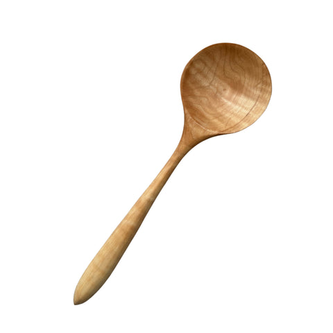 Large Round Wood Spoon