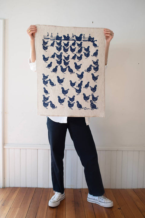 Hen House Tea Towel