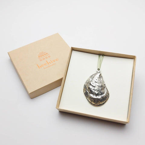 Pewter Oyster Ornament