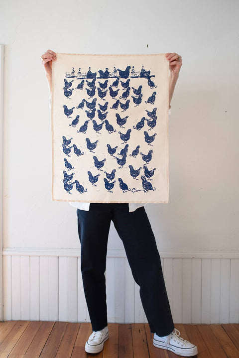 Hen House Tea Towel